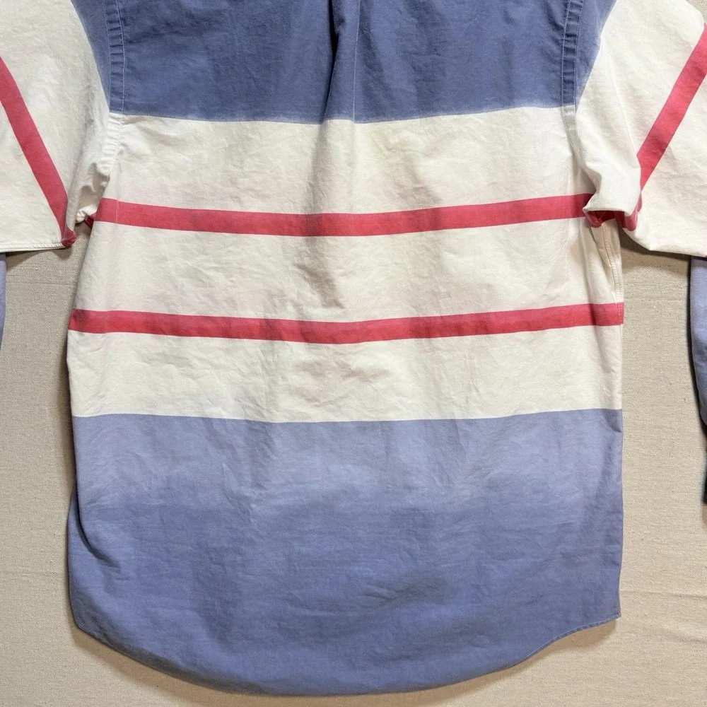 vintage polo ralph lauren Shirt Color Block 90s Men's Large Baggy